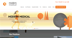 Desktop Screenshot of modernmedical.com.au